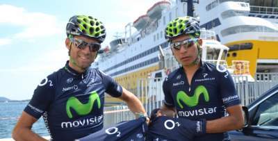 Valverde y Quintana analizan el Tour de Francia