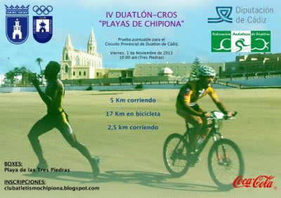 V Duatlón Cros Playas de Chipiona este viernes 