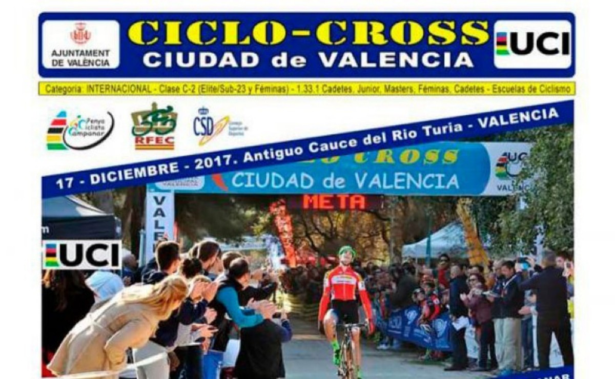 Valencia pondrá fin a la Copa de España ciclocross Loterías 2017