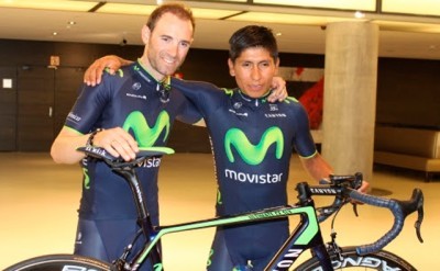 Valverde y Quintana lideran al Movistar en Almería y Murcia