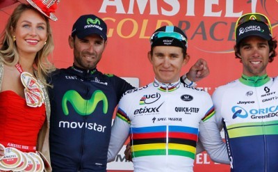 Valverde sube al podio en la Amstel Gold Race