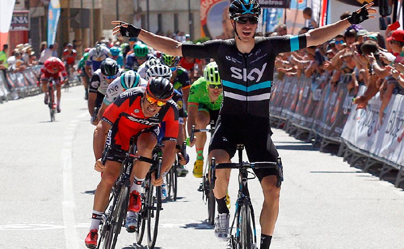 Van Poppel primer líder de la Vuelta a Burgos 2016