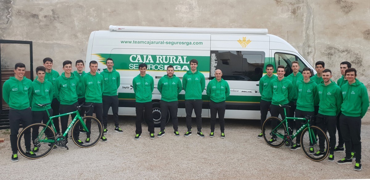 Veintiún ciclistas en el filial 2019 de Caja Rural - Seguros RGA