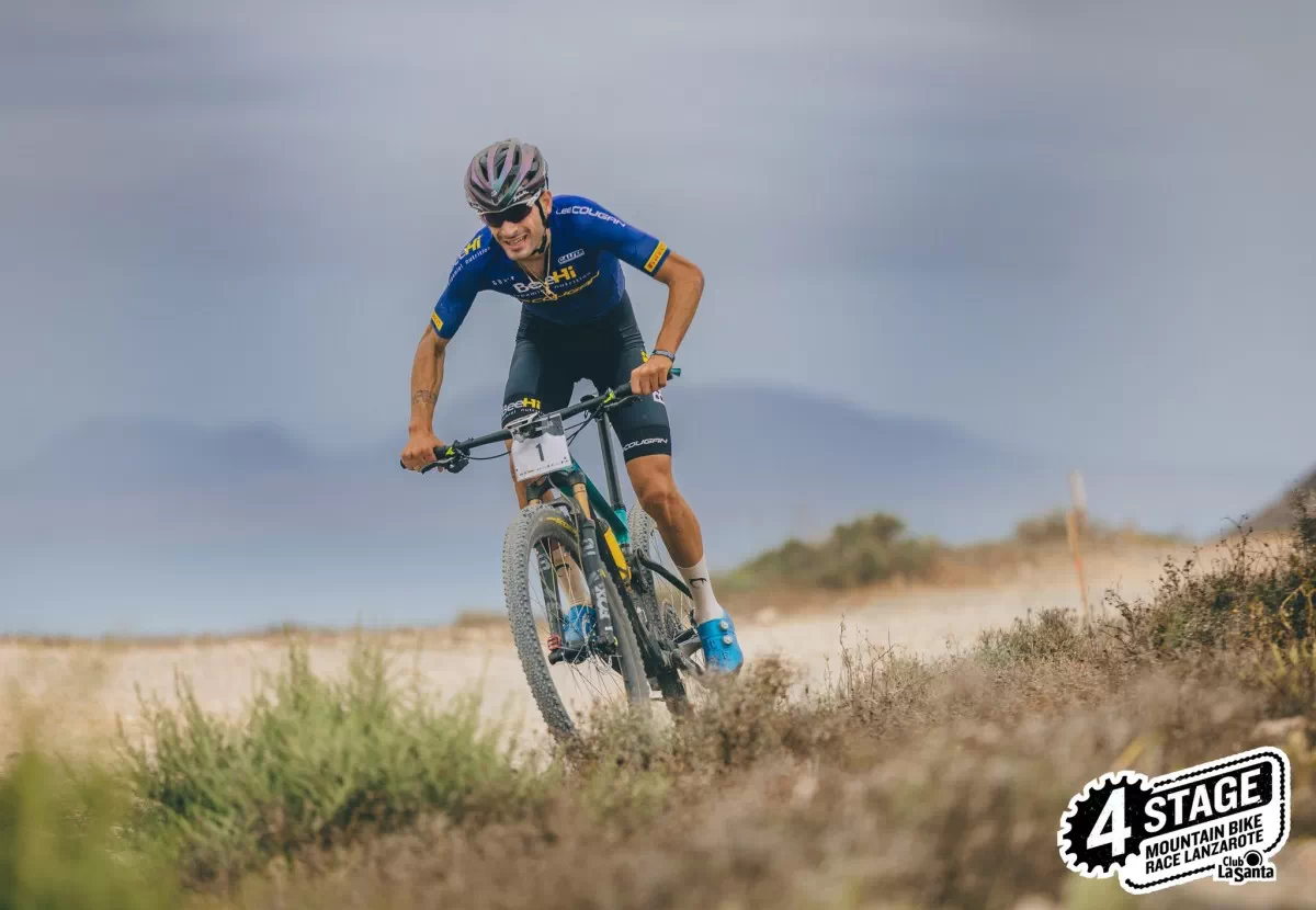 Víctor Manuel Fernández y Ann-Dorthe Lisbygd encabezan la 4 Stage MTB Race Lanzarote