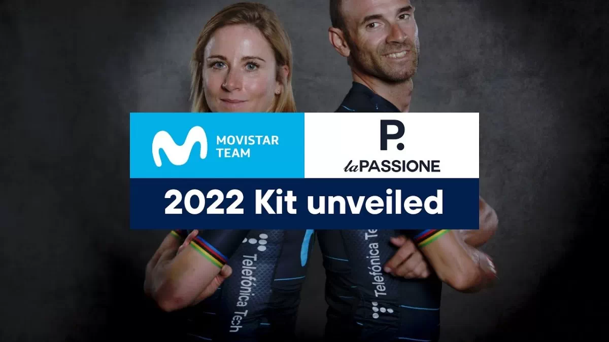 Vídeo: Así es la nueva equipación de Movistar Team para 2022