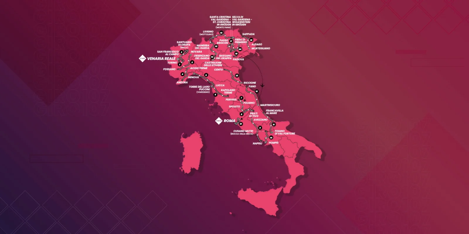 VÍDEO: Así es el recorrido del Giro de Italia 2024 que comenzará este sábado