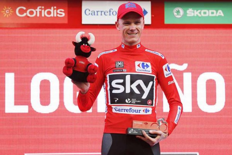 Vídeo: Chris Froome más líder de La Vuelta tras la crono 