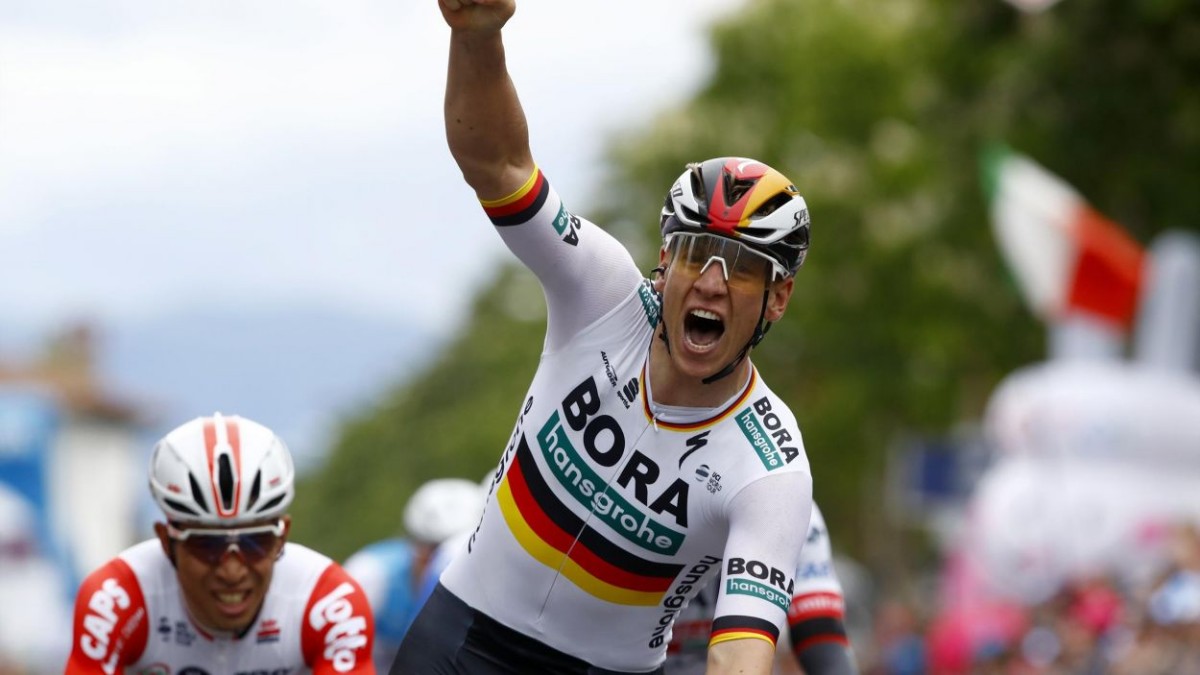 Vídeo: El sprint de Pascal Ackermann para lograr su primera victoria en el Giro