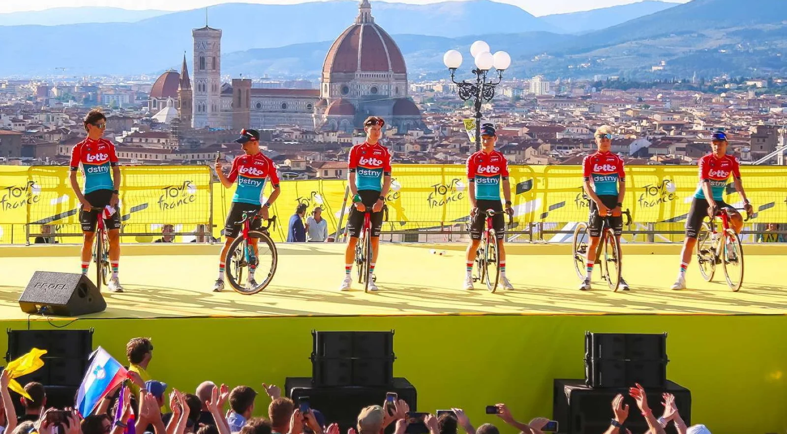 VÍDEO: Florencia prepara un escenario idílico para la presentación de equipos en el Tour de Francia 2024