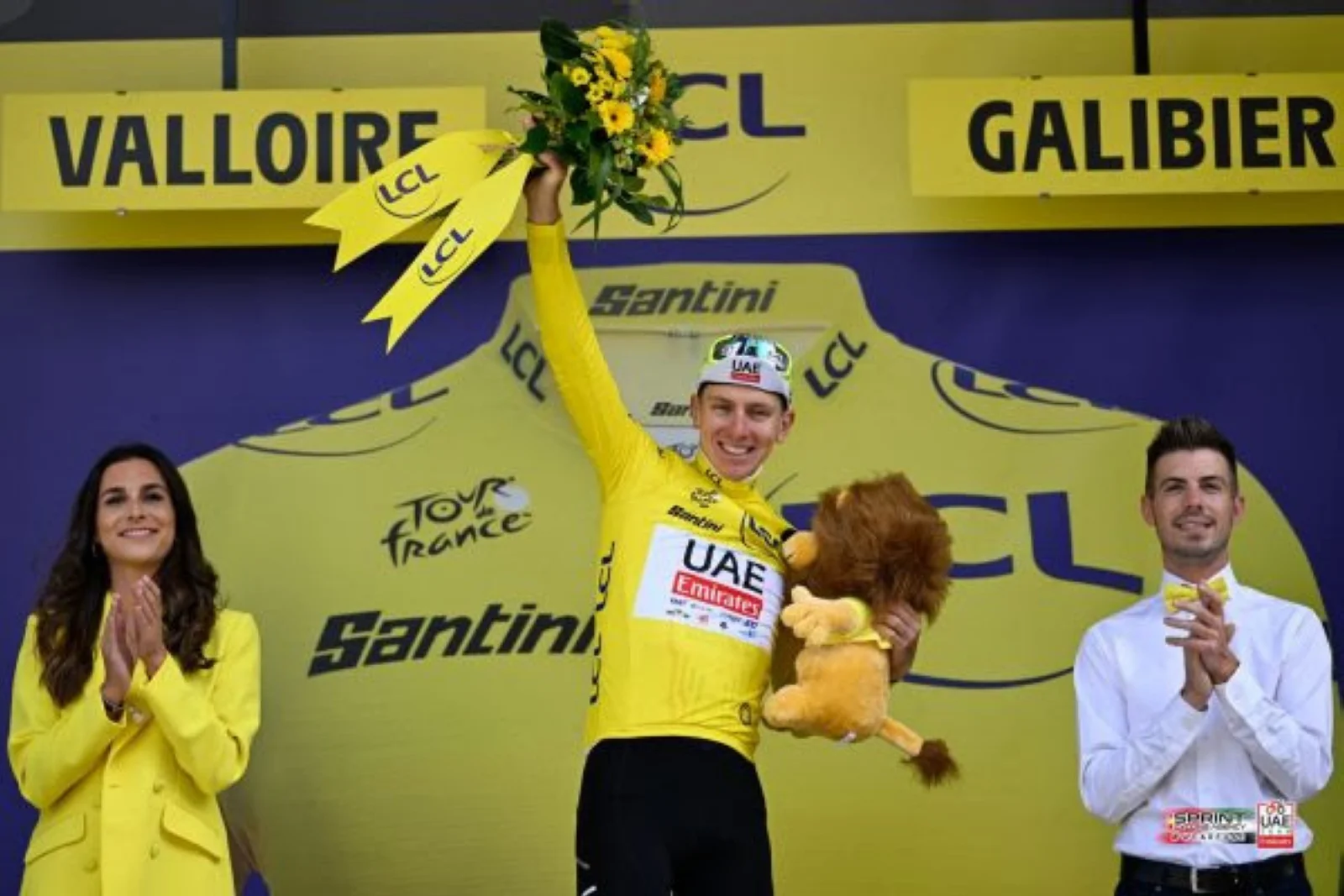 VÍDEO Tour de Francia: Pogacar reina en el Galibier y se viste de amarillo tras otro ataque letal