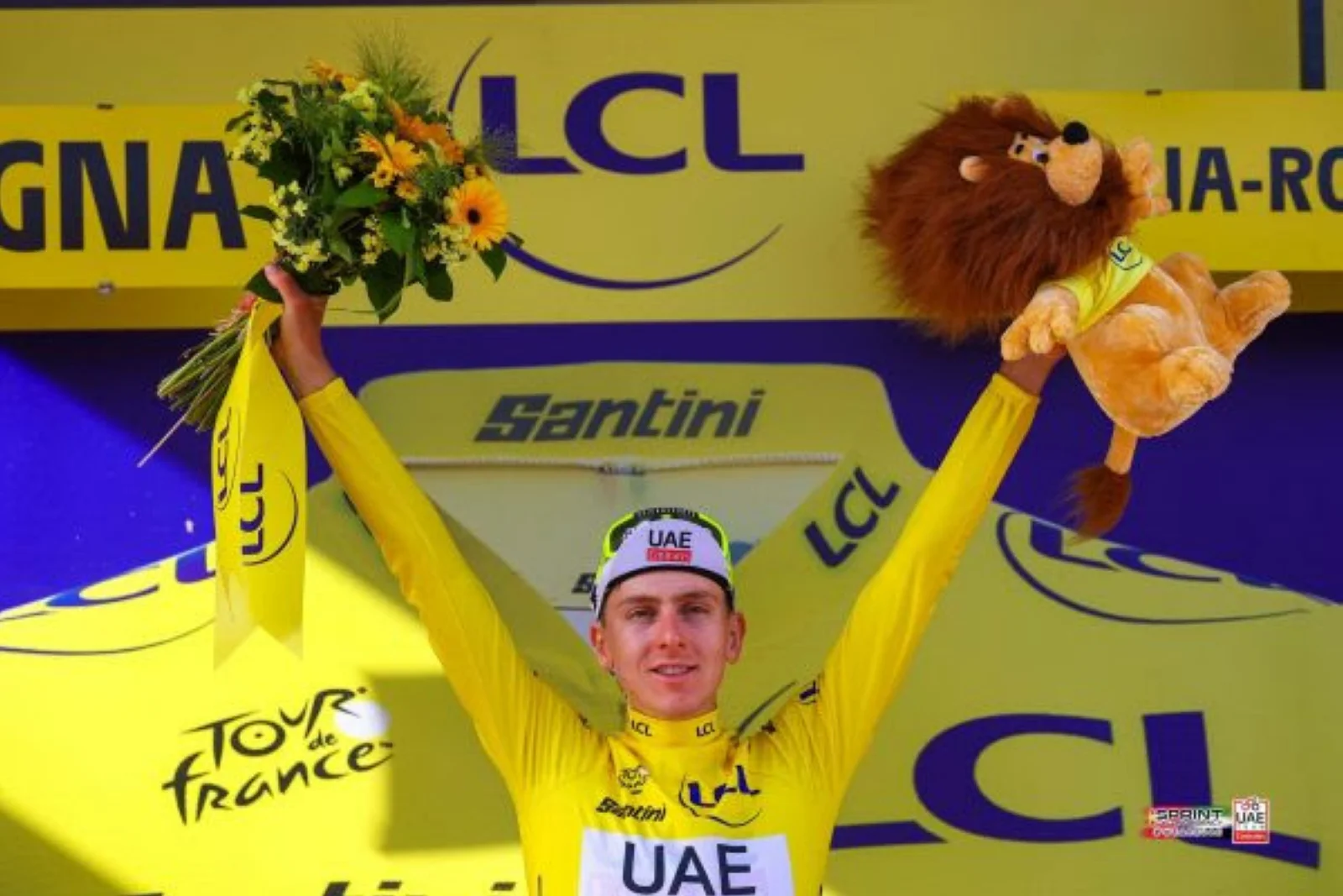 VÍDEO Tour de Francia: Pogacar se hace con el maillot amarillo en Bolonia