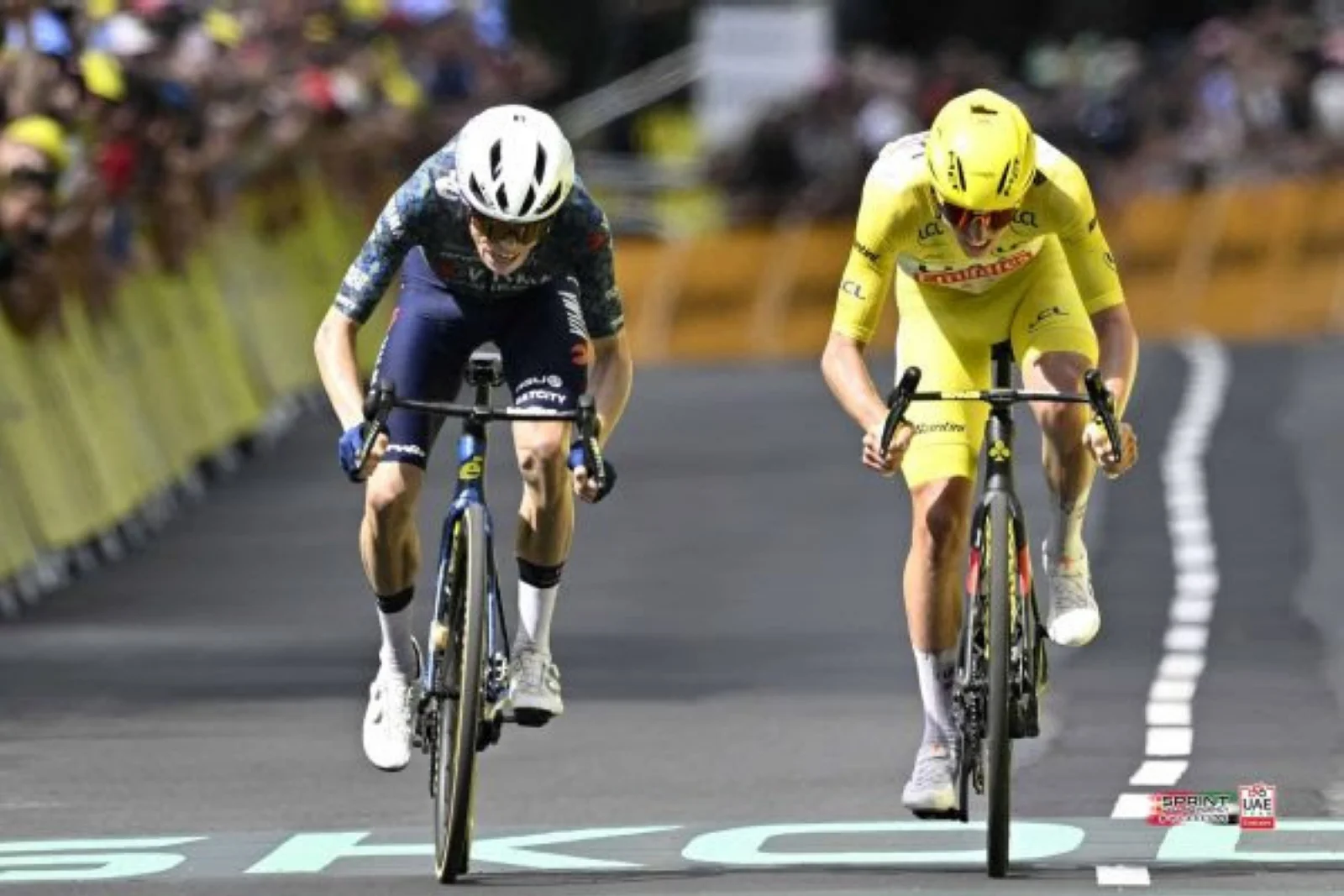 Vídeo Tour de Francia: Vingegaard demuestra porqué luce el dorsal 1 a su espalda