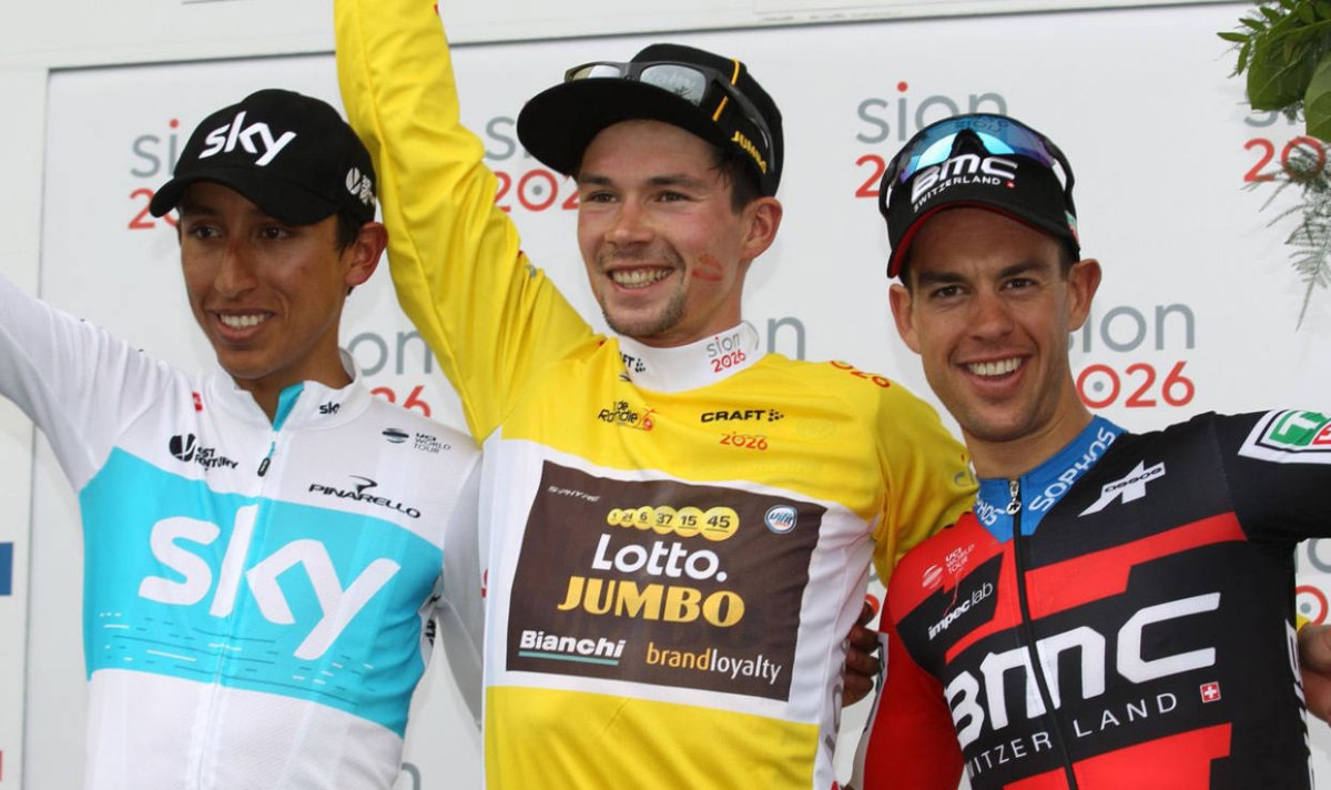 Vídeo última etapa: Primoz Roglic gana el Tour de Romandia