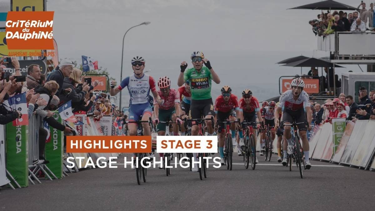 Vídeoresumen Criterium Dauphine: David Gaudu supera a Wout van Aert