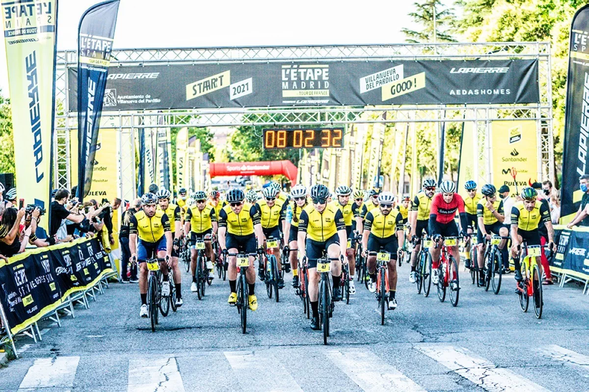 Villanueva de Pardillo acogió con éxito L’Étape by Tour de France