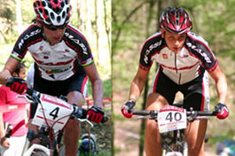 Fullana y Villar con Massi en los Europeos de St.Wendel