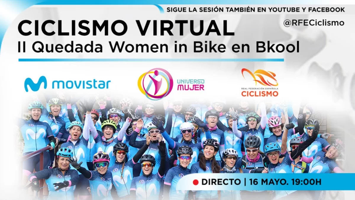 Women in Bike celebra este sábado 16 de Mayo su segunda quedada virtual