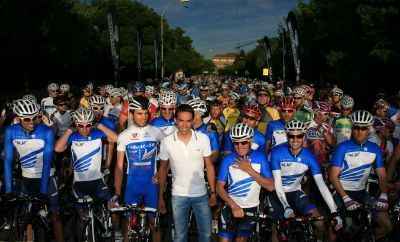 Alberto Contador en la marcha que lleva su nombre