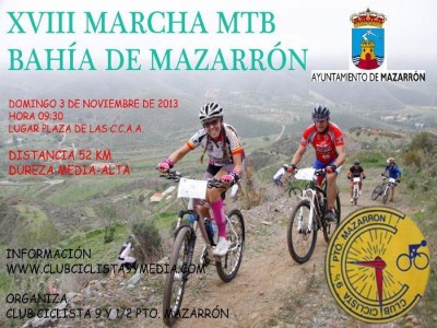 XVIII Marcha Bahía de Mazarrón este fin de semana