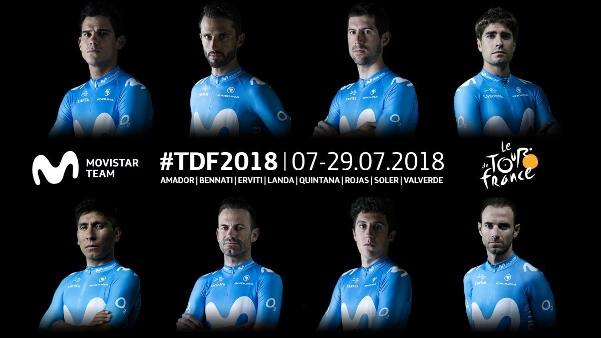 Ya tenemos la alineación de Movistar Team para el Tour de Francia 2019