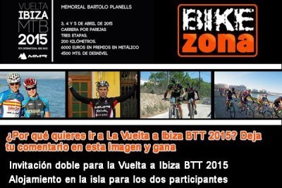 Ya tenemos ganador del concurso Vuelta a Ibiza BTT