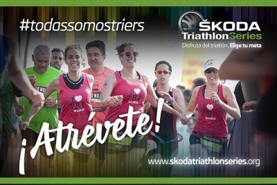 ŠKODA Triathlon Series reta a las mujeres a debutar en triathlon